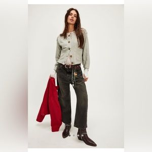 We The Free Free People Deep Trance Dropped Boyfriend Jeans size 30